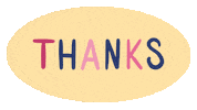 Pink Thank You Sticker