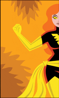 x-men phoenix GIF by aaron frey 