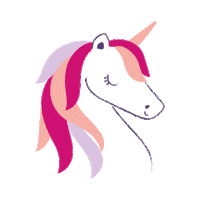 Flying Horse Unicorn Sticker by DPAM_Officiel