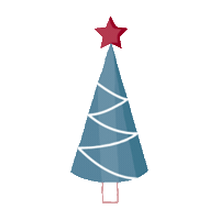 Christmas Tree Sticker by Vichy Greece