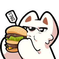 Hungry Nom Nom Sticker