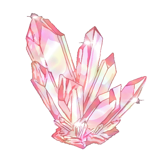 Pink Gems Sticker