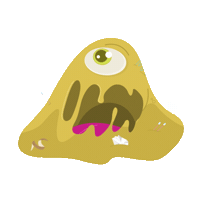 urbanutilities queensland urban utilities fatberg monster Sticker