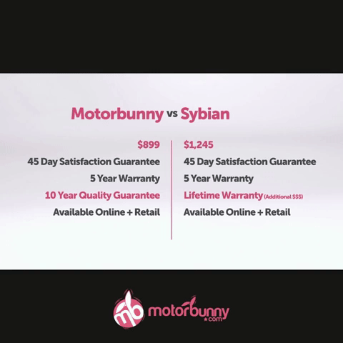 Motorbunny VS. Sybian Chart