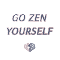 Zen Sticker by fancypantsyoga