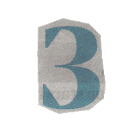 Typography Collage Sticker