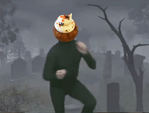 voodoodoughnut giphyupload dance halloween pumpkin GIF