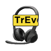 Headphones Trevolution Sticker by Dyninno
