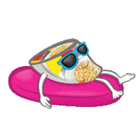 indomieturkiye summer swimming swim noodle Sticker