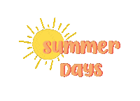Summer Fun Summertime Sticker