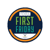 Firstfriday Sticker by York County Economic Alliance