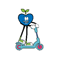 BPHappyApple bike riding bike aba therapy autism therapy Sticker