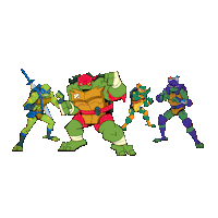 Awesome Ninja Turtles Sticker by Nickelodeon