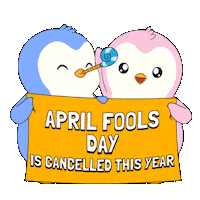 April Fools Penguin Sticker by Pudgy Penguins