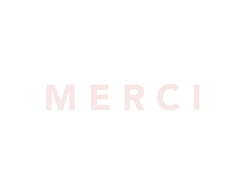 Merci Sticker by Emilie Pitou