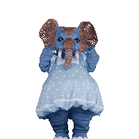 Elephant Maskedsinger Sticker by ÁlarcosÉnekes
