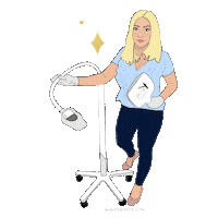 Girl Teethwhitening Sticker by Glow 2 Go NYC