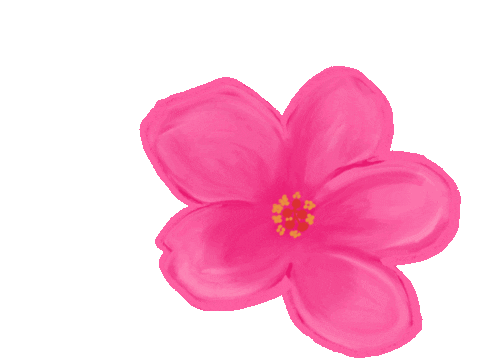 Flowers Hawaii Sticker by Design Jord