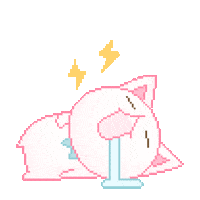 Cat Sleeping Sticker by imoji