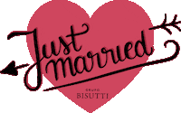 just married love Sticker