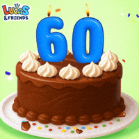 Happy Birthday GIF by Lucas and Friends by RV AppStudios