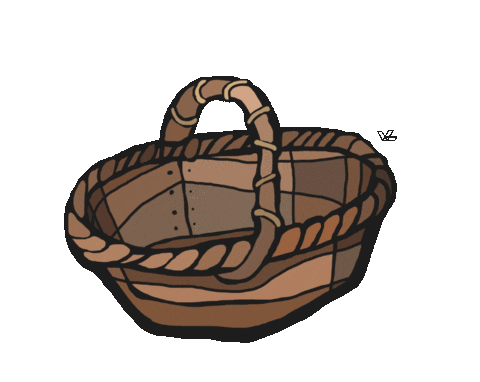 Basket Market Sticker