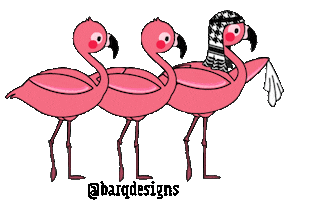 Jordan Flamingo Sticker by barqdesigns