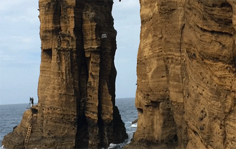 splash cliff diving GIF by Red Bull