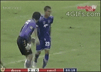 football rolling GIF