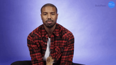 Michael B Jordan GIF by BuzzFeed