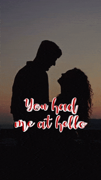 You Had Me At Hello GIF by OpticalArtInc.