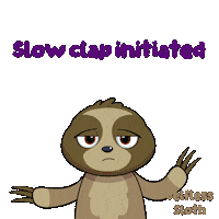 Meh Sloth Sticker by VeeFriends