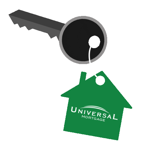 universalmortgageLLC giphyupload approved mortgage keys Sticker