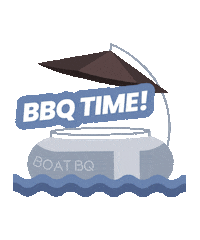 Summer Boat Sticker by Production Pirates