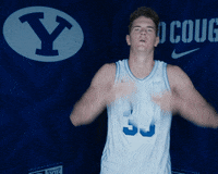 Byu Basketball Sport GIF by BYU Cougars