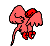 Raptor Laughing Sticker