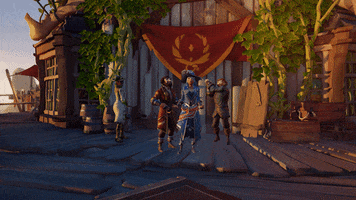 Squad Pets GIF by Sea of Thieves