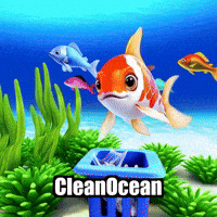 Koi Fish Cleanup GIF by TheConfishius