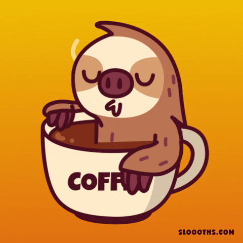Happy Coffee GIF by Sloooths