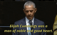 news obama barack obama president obama elijah cummings GIF