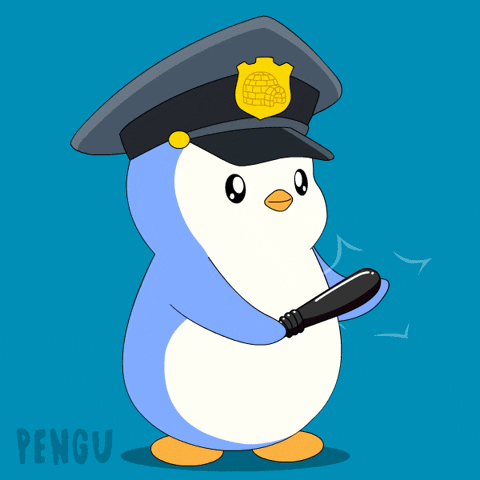 Police No GIF by Pudgy Memez