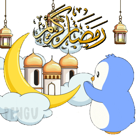 Pray Eid Al Fitr Sticker by Pudgy Penguins