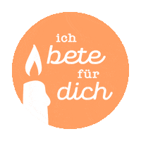 Kerze Sticker by evangelisch.de