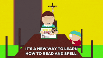 eric cartman learning GIF by South Park 
