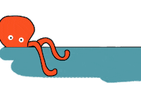 ladroguerie abc Morse poulpe ladroguerie Sticker