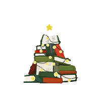 Christmas Tree Sticker by Uitgeverij De Fontein