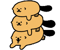 Happy Sea Otter Sticker by takadabear