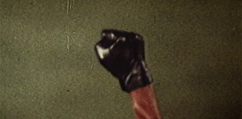 Black Power Hand GIF