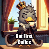 Coffee Morning GIF by sirduckbeth