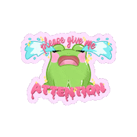 Pink Crying Sticker